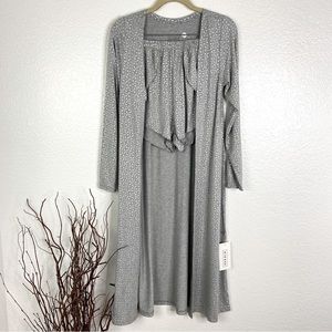 NWT KICKEE PANTS Tulip Shorts and Duster Set